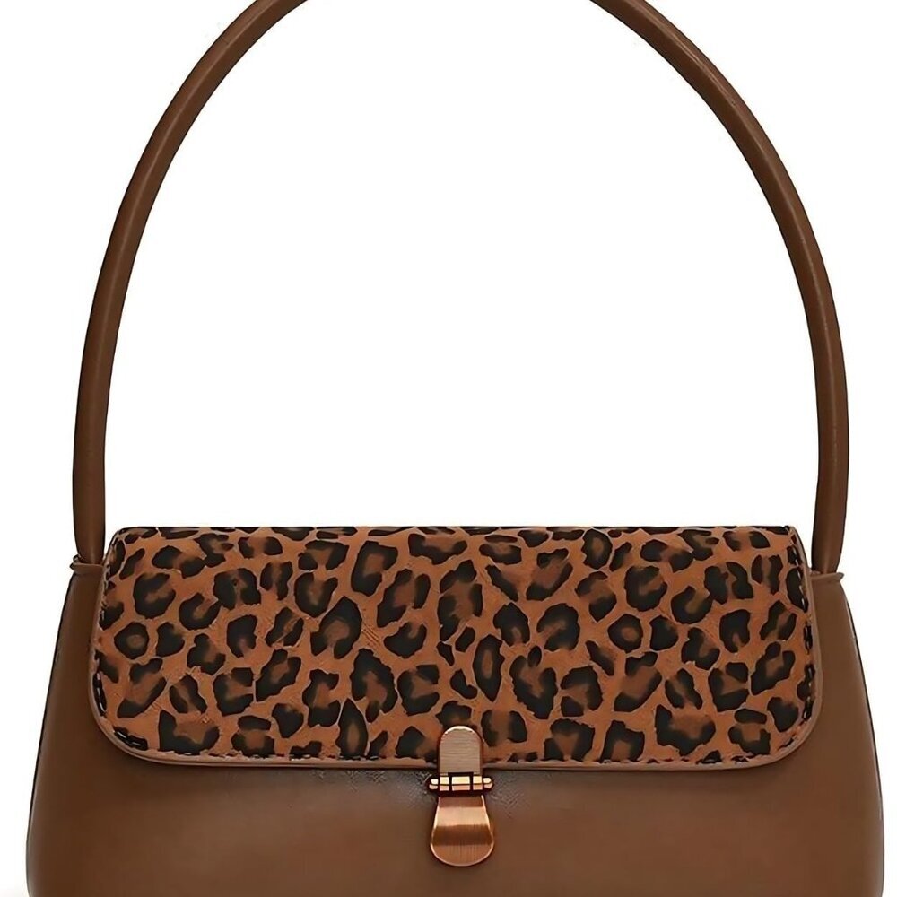 Retro French Clutch Handbag, Small Shoulder Bag for Women 90s Classic Purse Bag